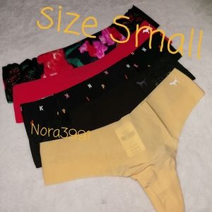 New PINK Thong size Small